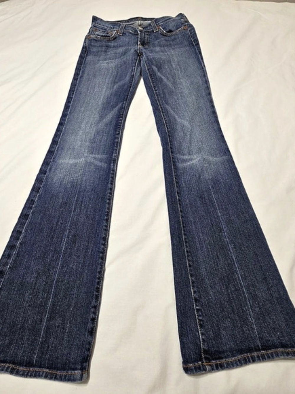 7 For All Mankind Y2K Flare Leg Low Rise Jeans